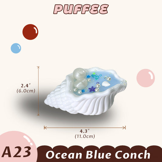 Ocean Blue Conch Squishy Toy [A23]