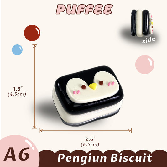 Pengiun Biscuit Squishy Toy [A6]