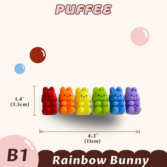 Rainbow Bunny Squishy Toy [B1]