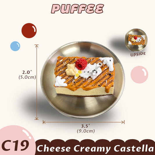 Cheese Creamy Castella Squishy Toy [C19]