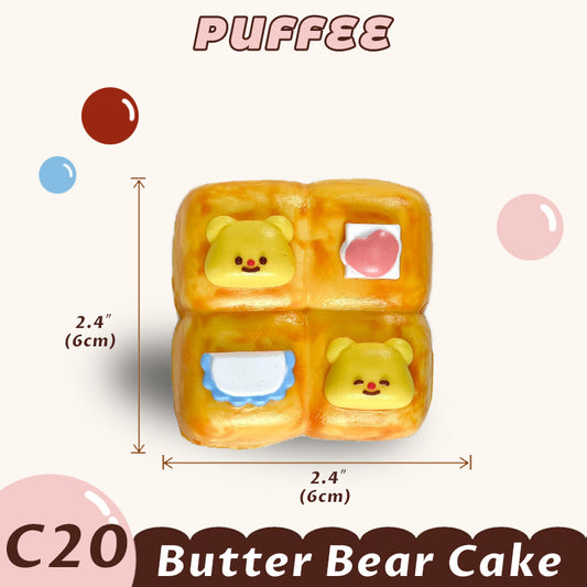 Butter Bear Cake Squishy Toy [C20]