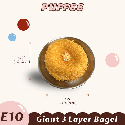 Giant 3 layer Bagel Squishy Toy [E10]