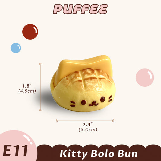 Kitty Bolo Bun Squishy Toy [E11]