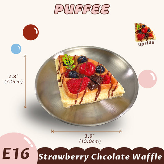 Strawberry Chcolate Waffle Squishy Toy [E16]