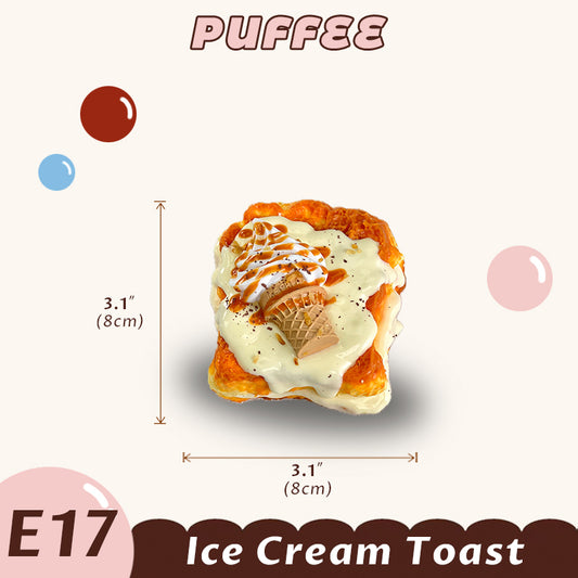 Ice Cream Toast Squishy Toy [E17]