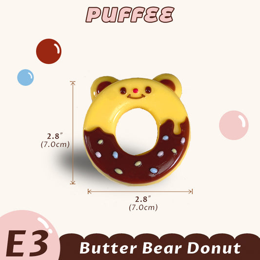 Butter Bear Donut Squishy Toy [E3]