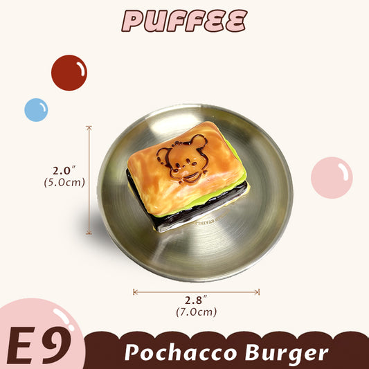 Pochacco Burger Squishy Toy [E9]