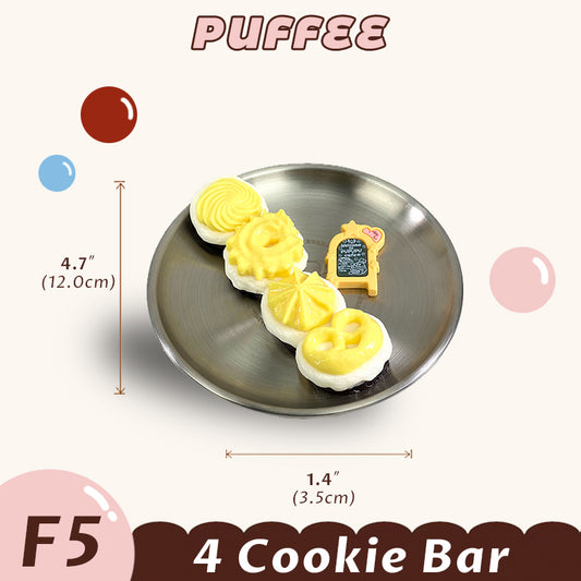 4 Butter Cookie Bar Squishy Toy [F5]