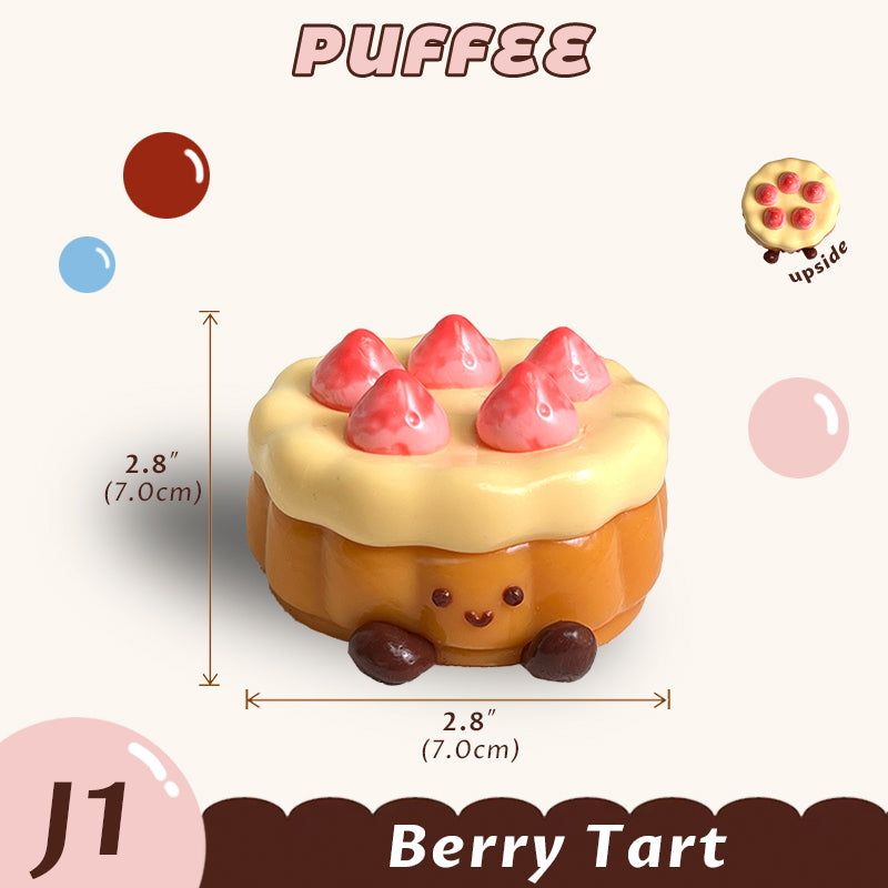 Berry Tart Jelly Cat Squishy Toy [J1]