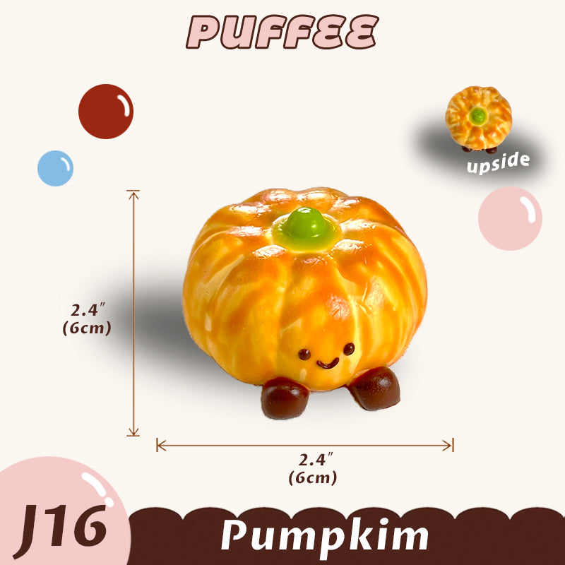 Pumpkin Jelly Cat Squishy Toy [J16]