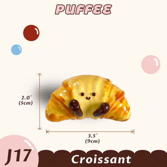 Croissant Jelly Cat Squishy Toy [J17]