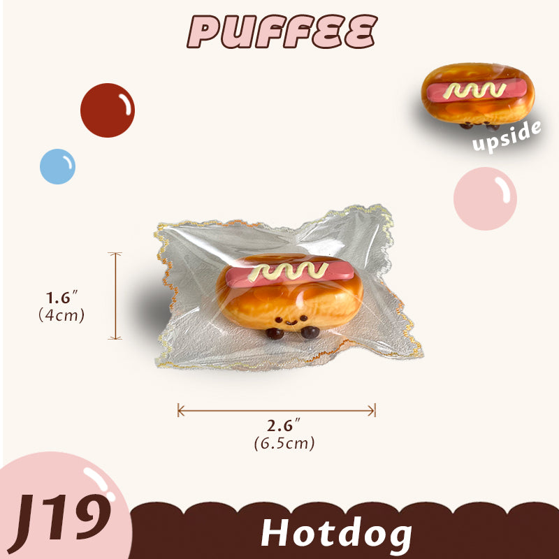 Hotdog Jelly Cat Squishy Toy [J19]