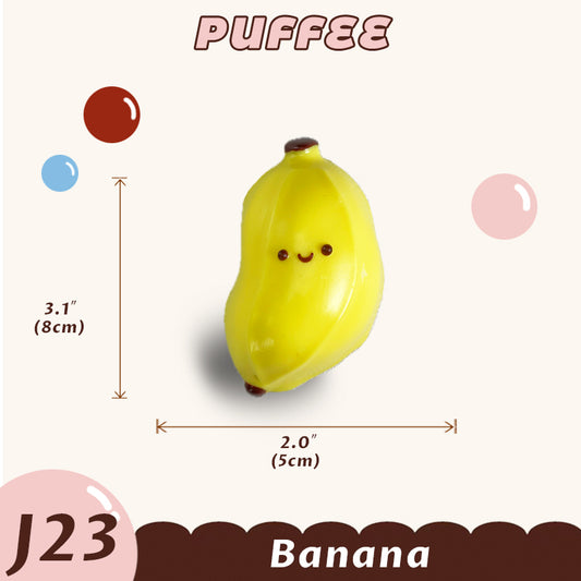 Banana Jelly Cat Squishy Toy [J23]