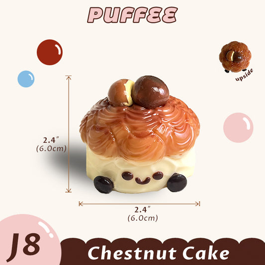 Chestnut Cake Jelly Cat Squishy Toy [J8]