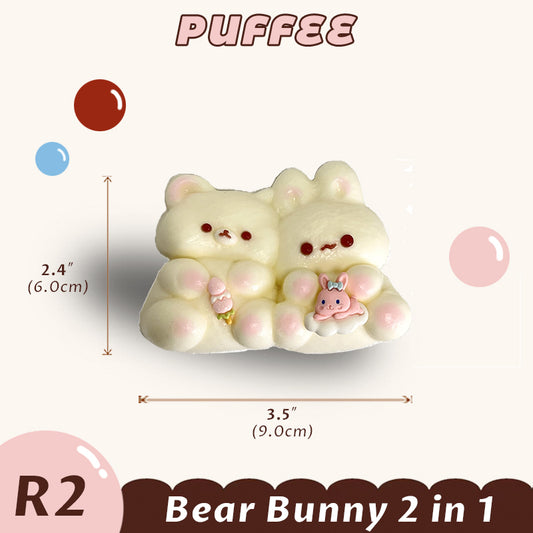 Bear Bunny 2 in 1 Squishy Toy [R2]