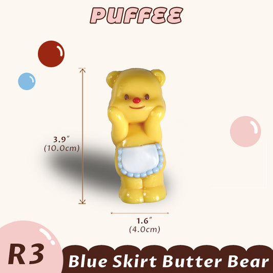 Blue Skirt Butter Bear Squishy Toy [R3]