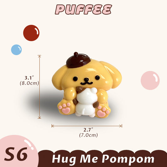 Hug Me Pompom Squishy Toy [S6]