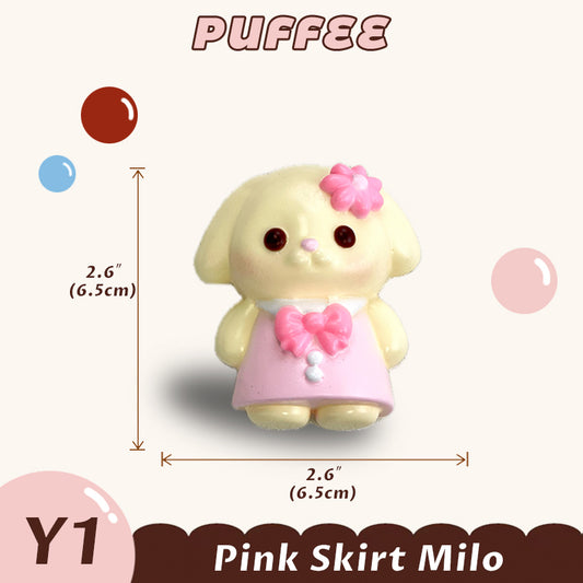 Pink Skirt Milo Squishy Toy [Y1]